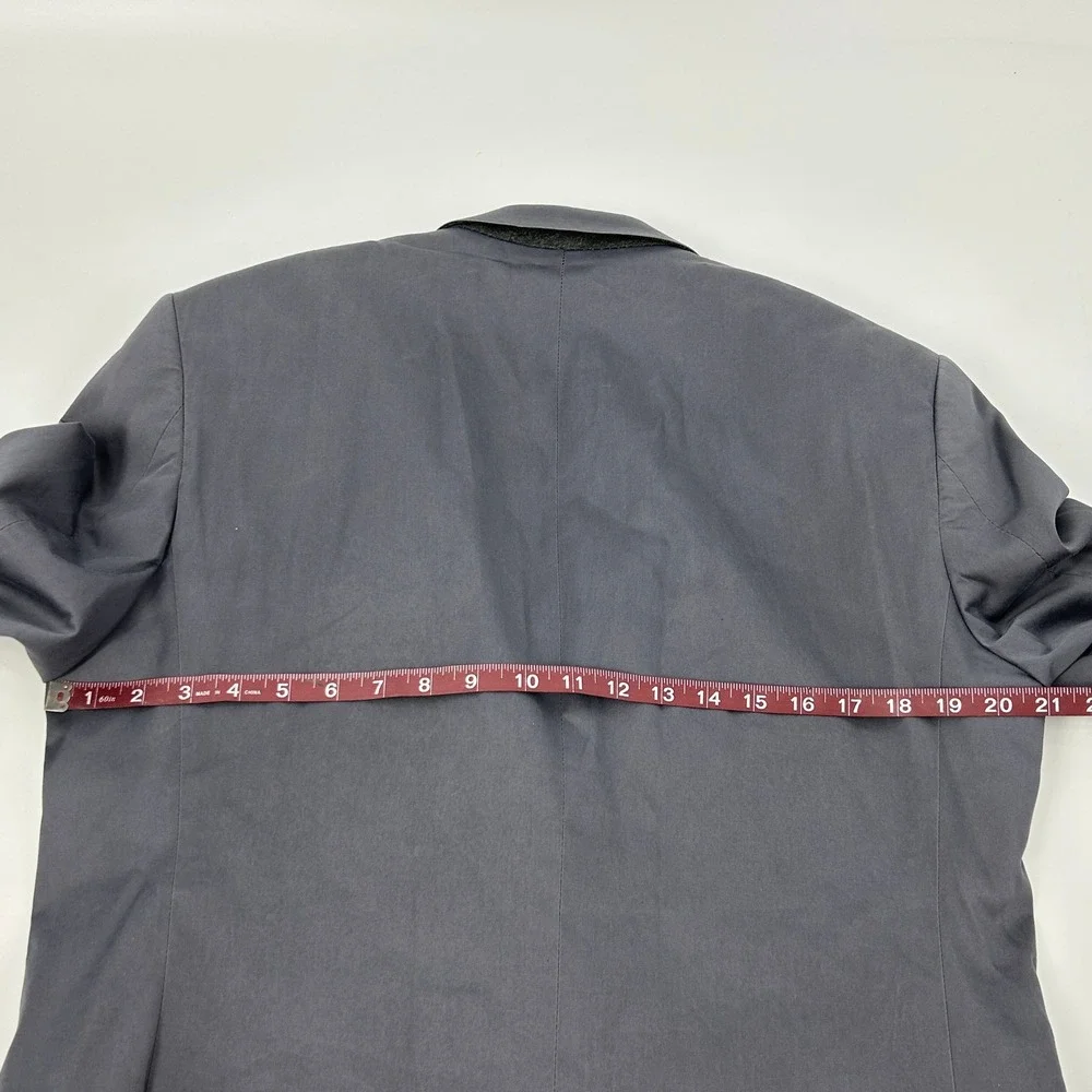 John Varvatos USA Blazer Jacket Sport Coat Men's 42R Gray 2 Button